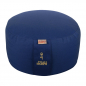 Preview: Rundkissen mittel - Blau (H: 15cm)