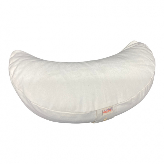 Halbmondkissen - Antikweiß