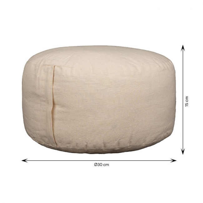 Innenbezug für Yogakissen zum selbst Befüllen Ø30cmx15cm