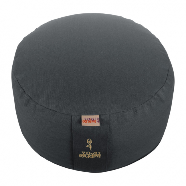 Preview: Rundkissen mittel (H: 15cm) - Grau