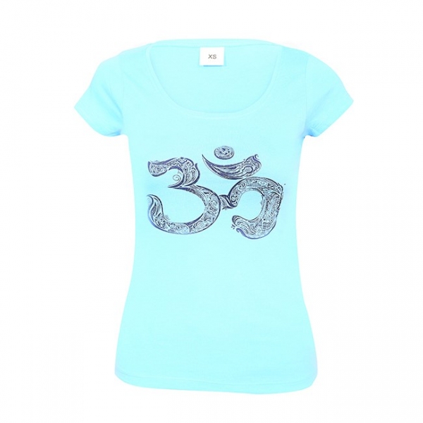 T-Shirt ''OM'' - weiß