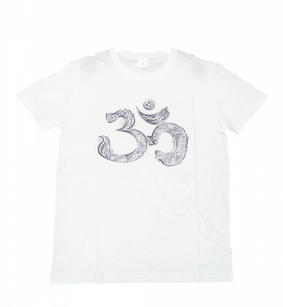 T-Shirt ''OM'' - weiß