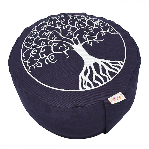 Baum des Lebens kissen (H: 17cm) - Blau