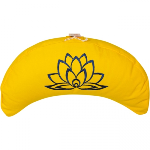 Halbmondkissen  ''Lotus'' - Gelb