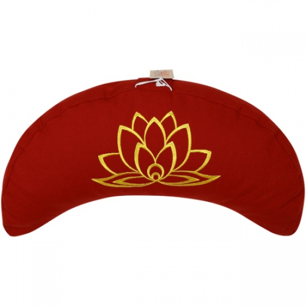 Halbmondkissen  ''Lotus'' - Maroon