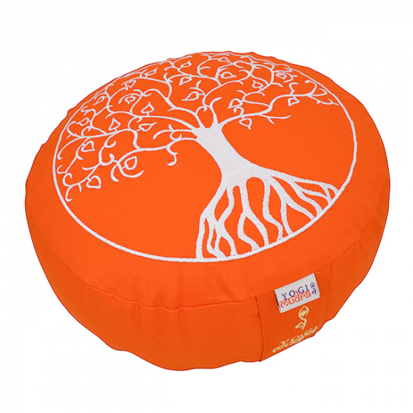 Baum des Lebens kissen (H: 10cm) - Orange