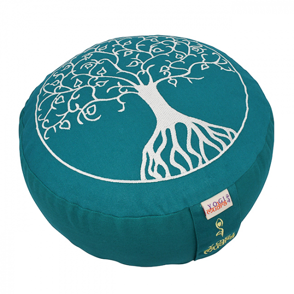 Baum des Lebens kissen (H: 10cm) - Petrol