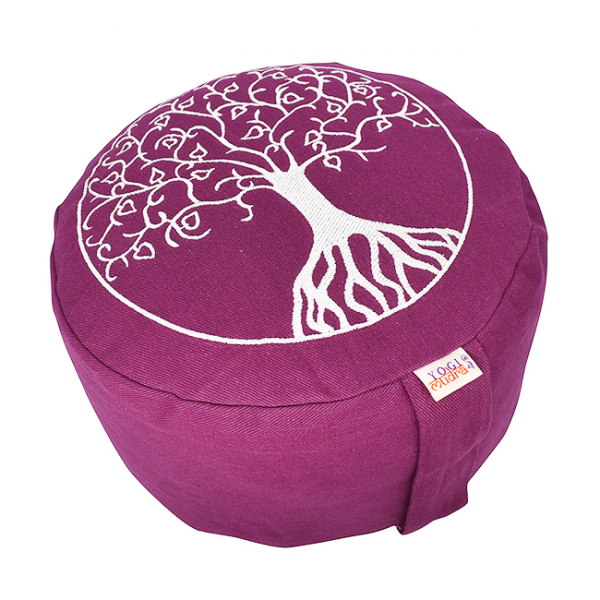Baum des Lebens kissen (H: 20cm) - Pflaume