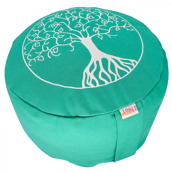 Baum des Lebens kissen (H: 17cm) - Türkis