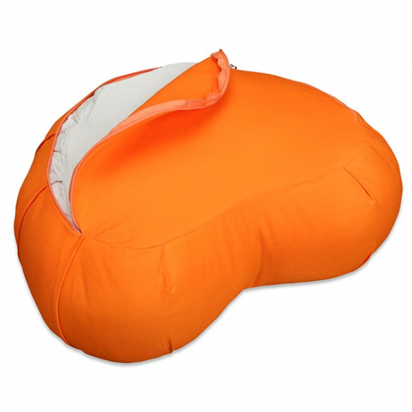 Zafu Halbmondkissen - Orange